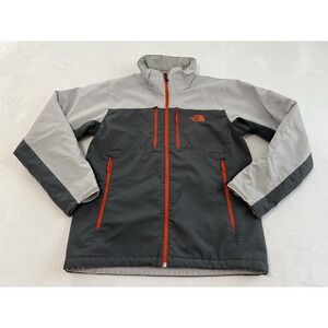 The North Face Mens Apex Elevation Hiking Outdoor Full Zip Winter Gray‎ Jacket M